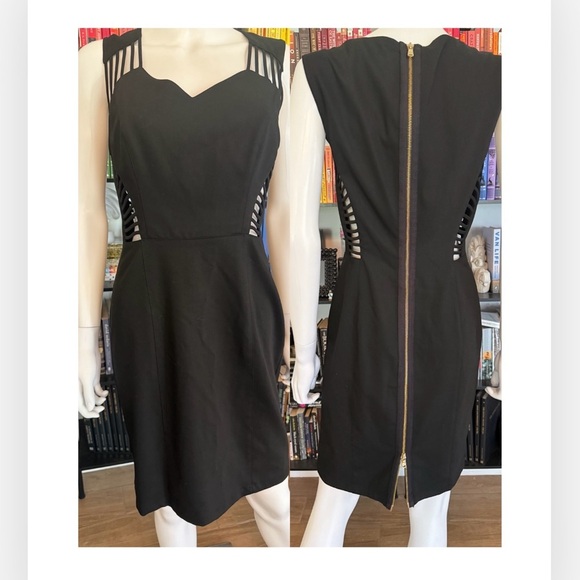 RACHEL Rachel Roy Black Sleeveless Sheath Dress - Picture 1 of 10